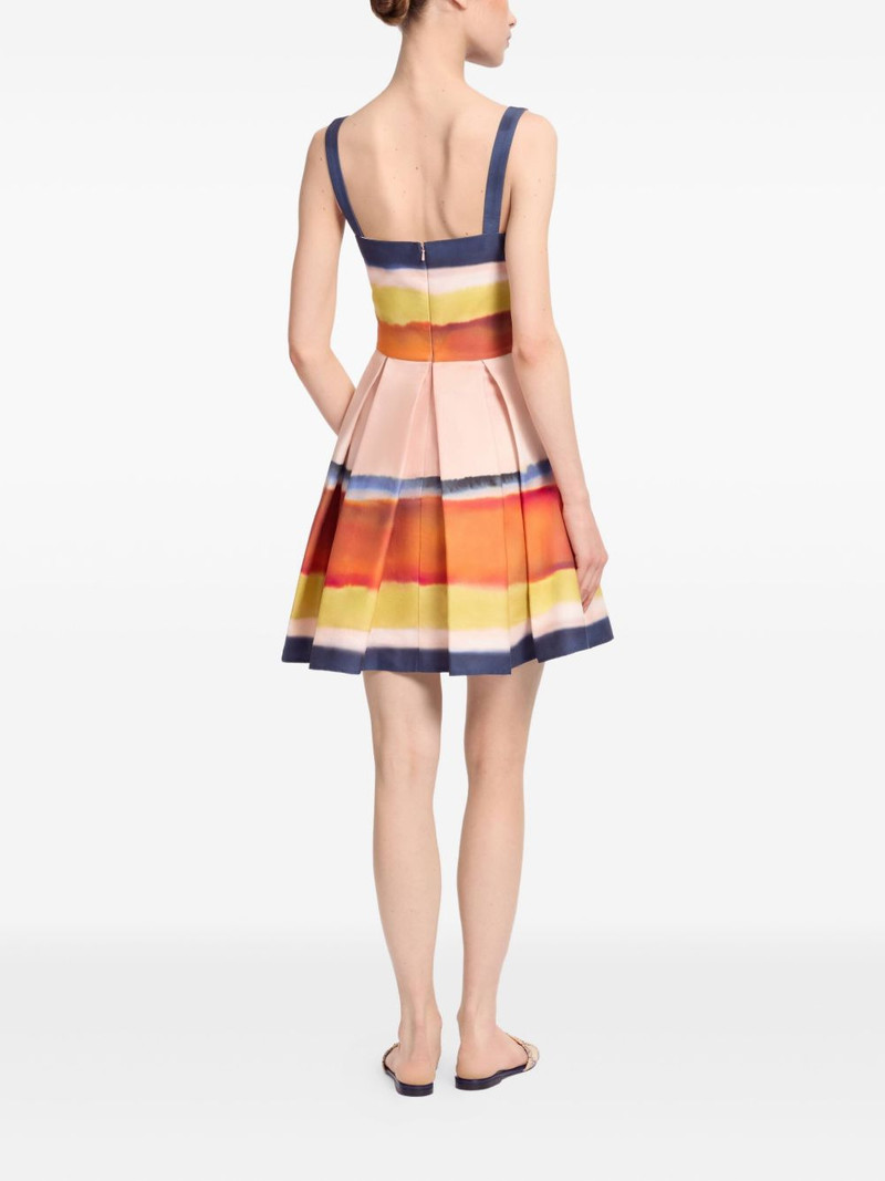 printed cotton mini dress 4