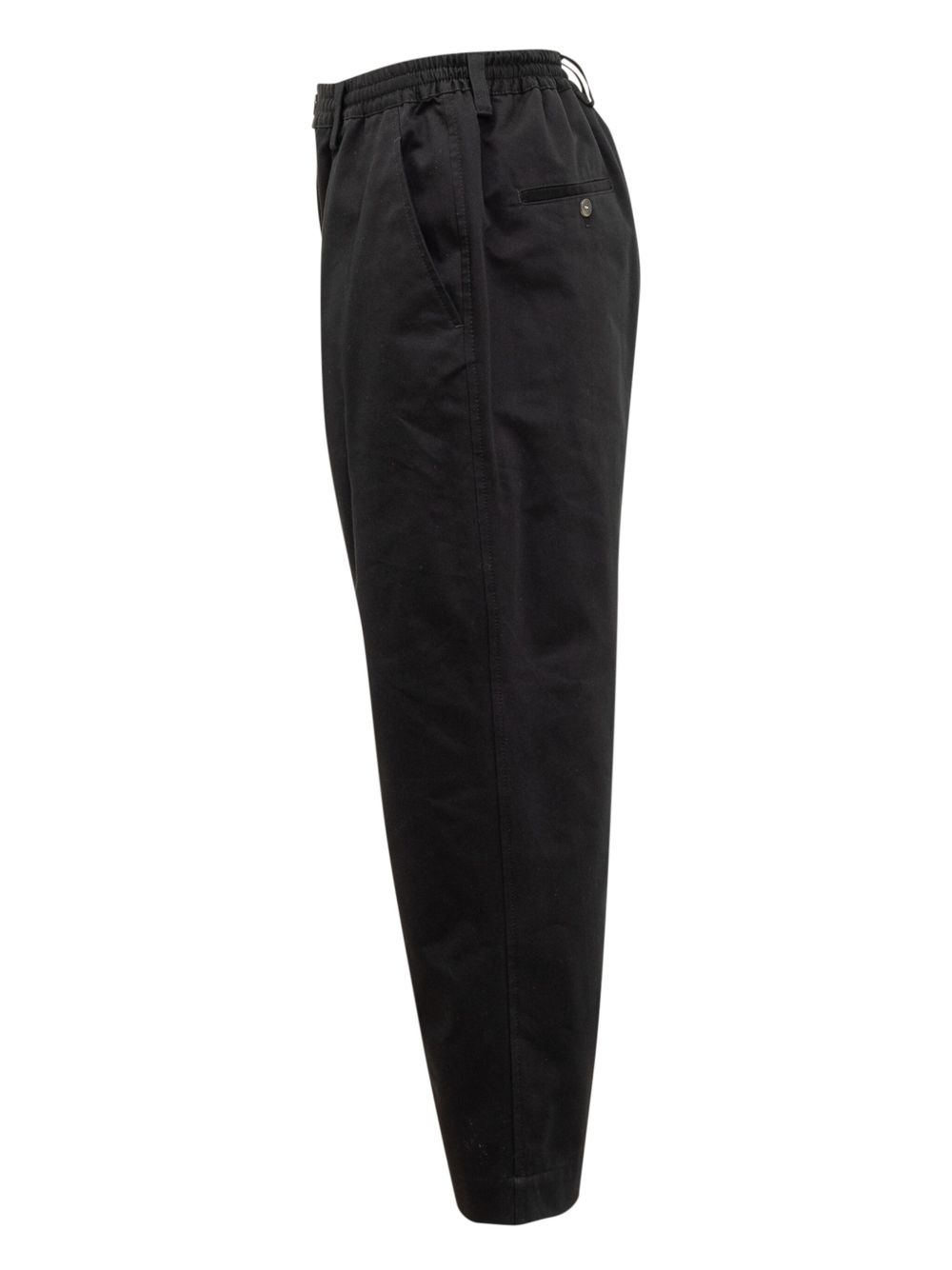 gabardine straight trousers - 2