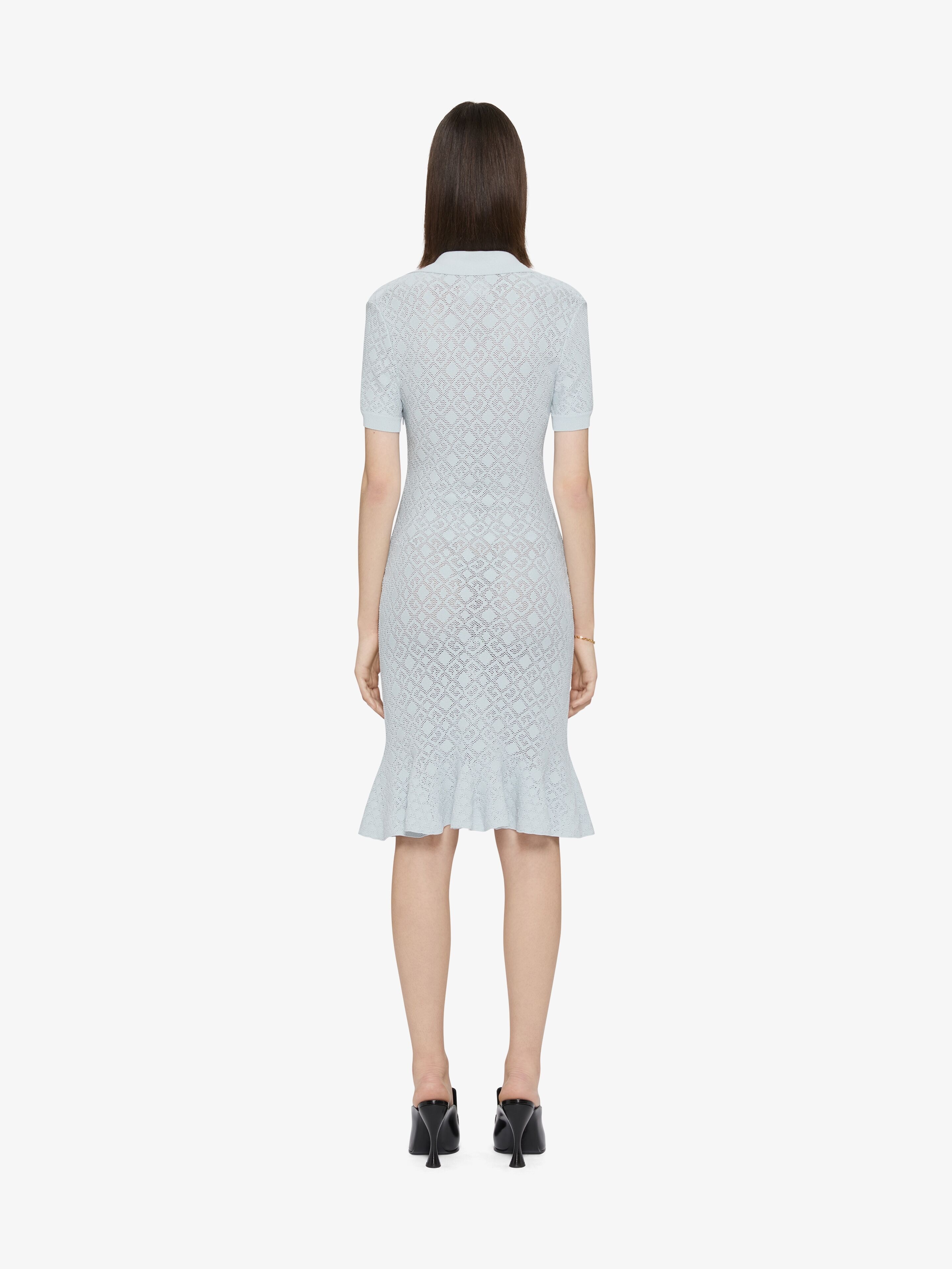 POLO DRESS IN MONOGRAM 72 JACQUARD - 3