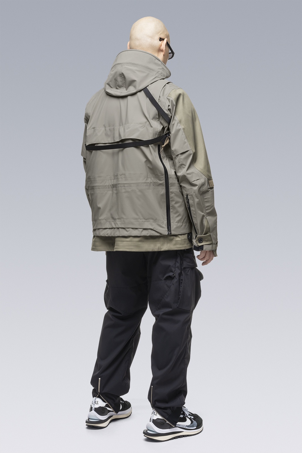 SAC-J2761 sacai / ACRONYM Field Jacket Alpha Green - 3