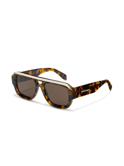Palm Angels Stockton square-frame sunglasses outlook