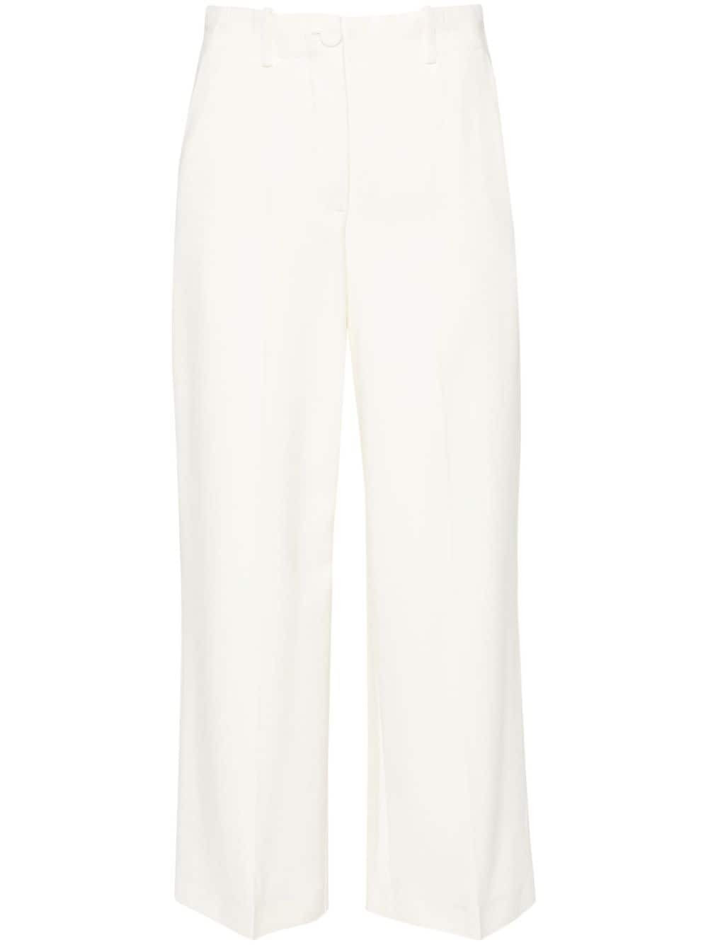 Erika Cavallini Semi-Couture - Erika Cavallini Semi-Couture Trousers White - 1