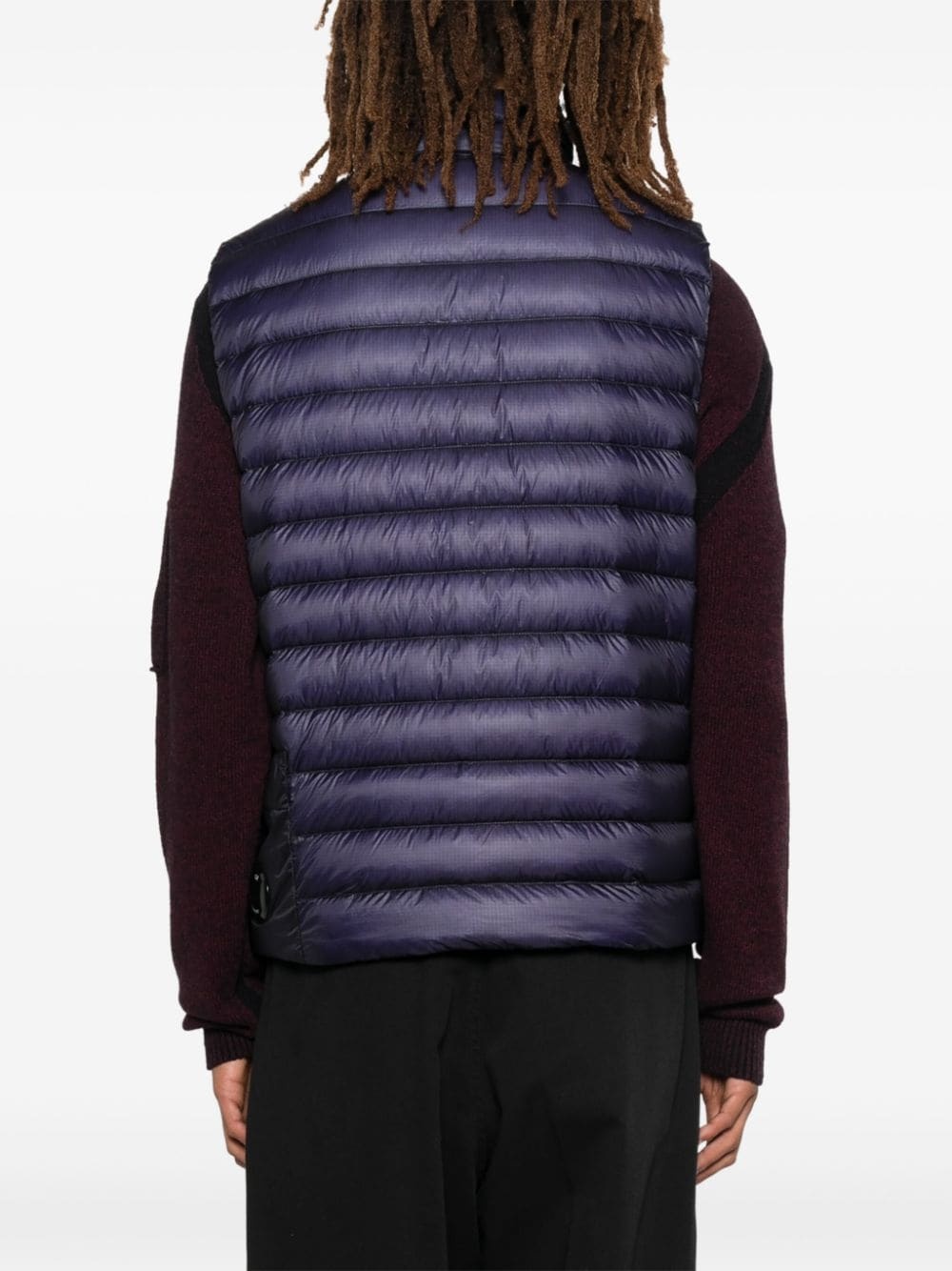 Lens-detail padded gilet - 4