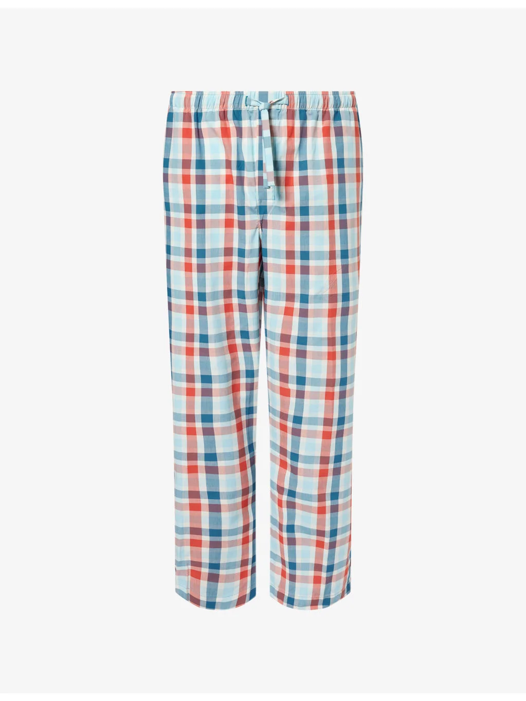 Barker Check Cotton Lounge Trousers - 1