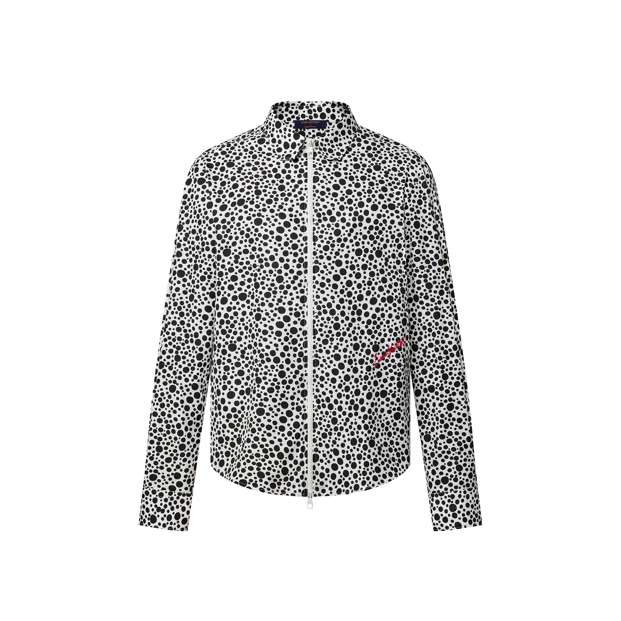 LV x YK Infinity Dots Printed Zipped Shirt - 1