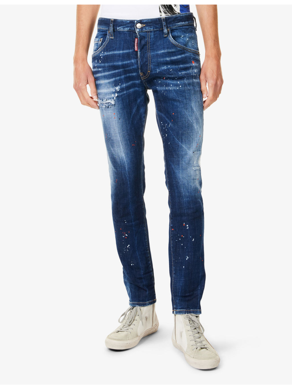 Paint Skater Slim-Fit Denim Jeans - 3