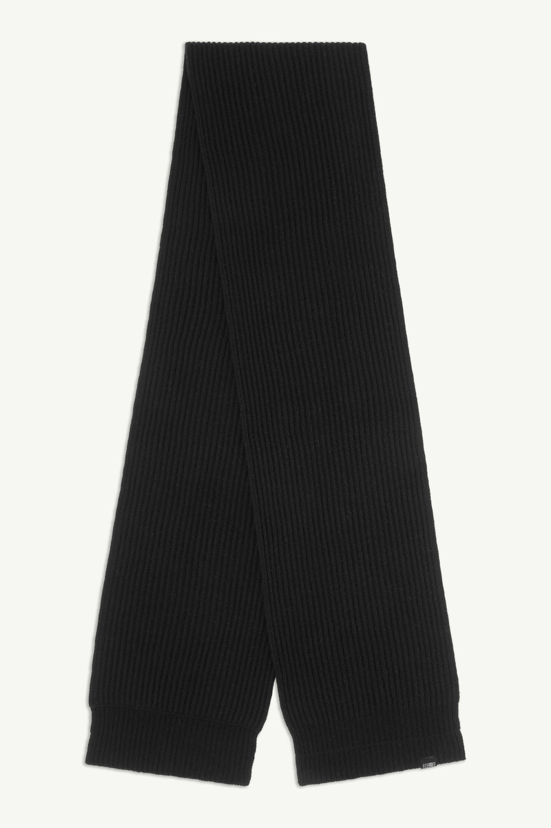 Cotton knit scarf 1