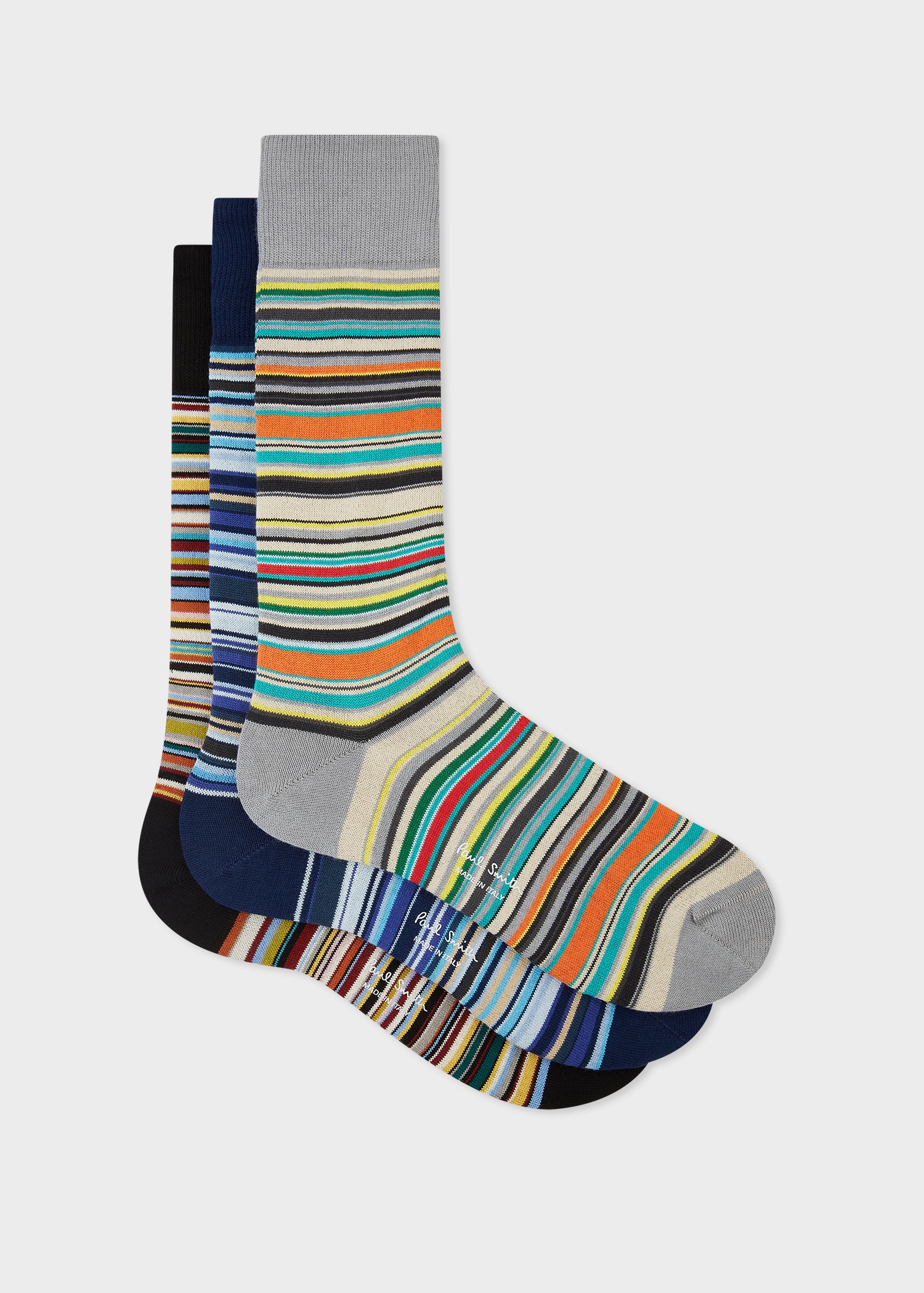 Signature Stripe' Socks Three Pack - 1