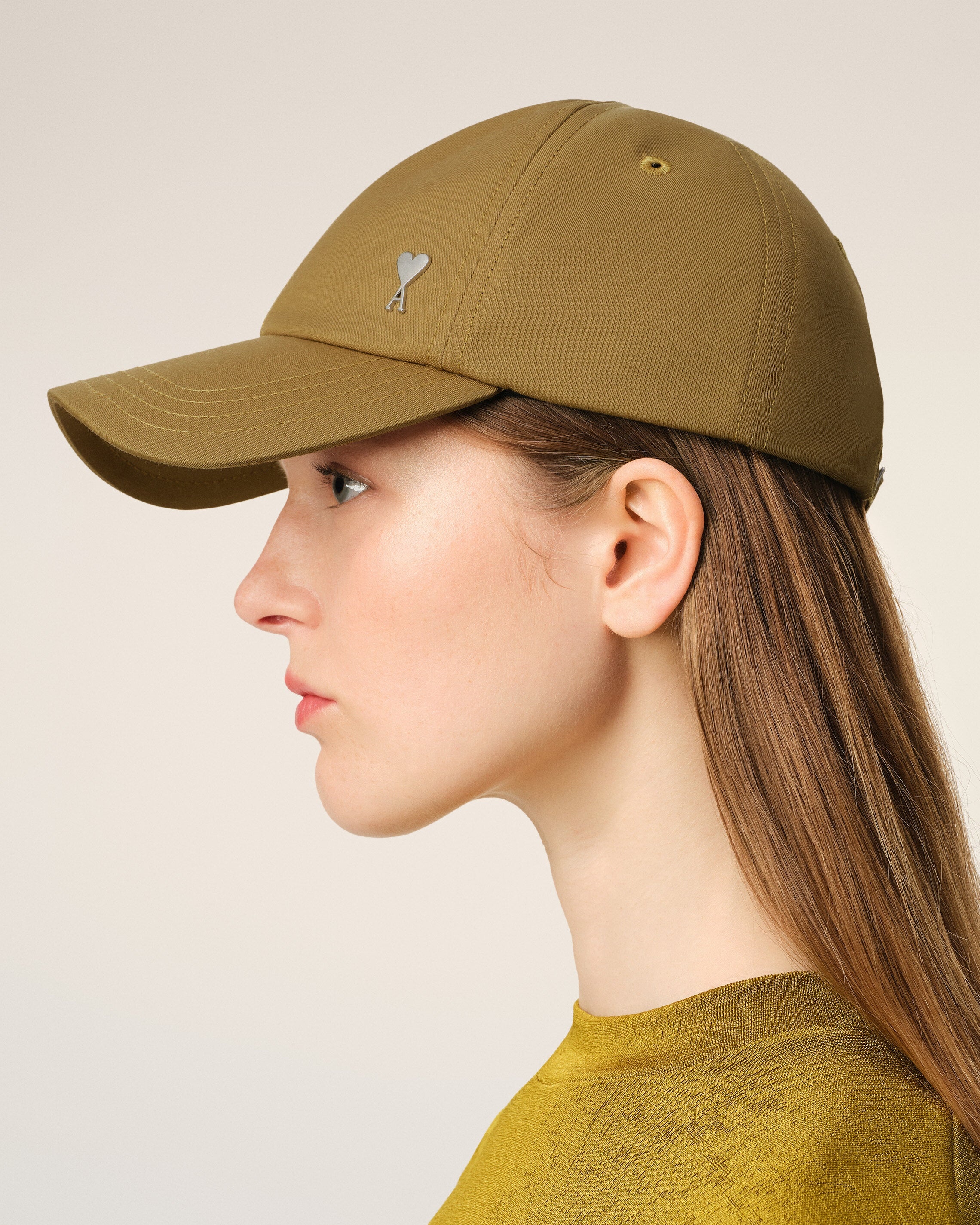 MUSTARD TWILL AMI DE COEUR STUD CAP - 5