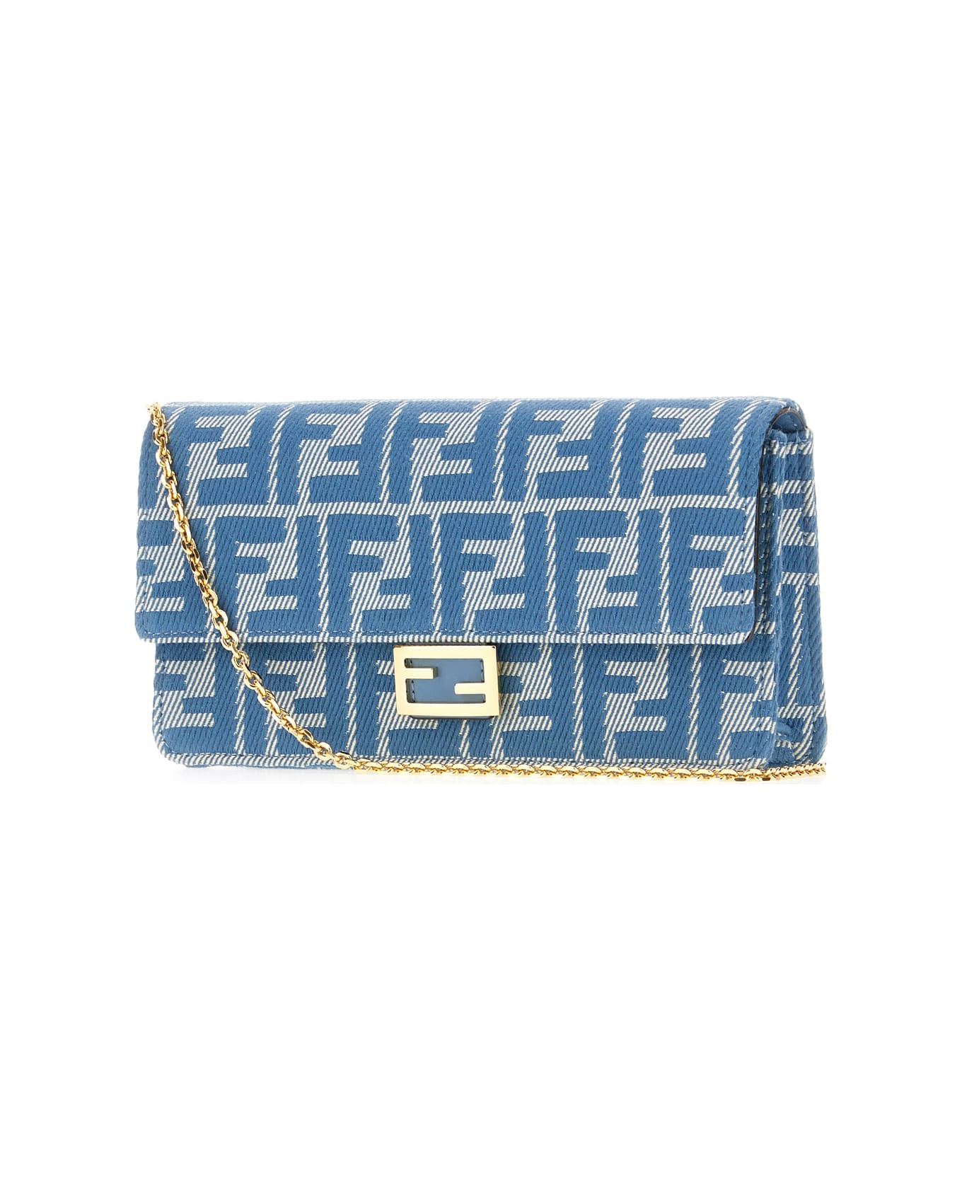 Embroidered Jacquard Baguette Wallet - 2