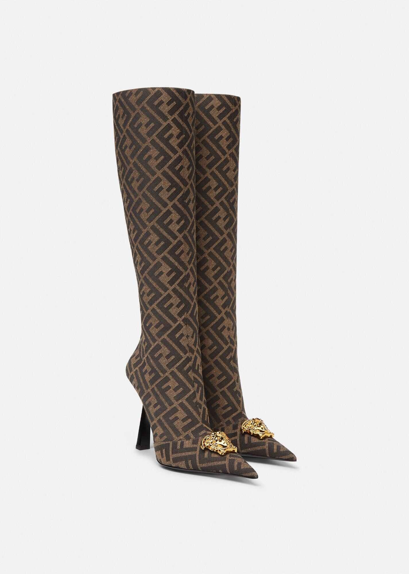 Fendace FF Jacquard Boots - 2