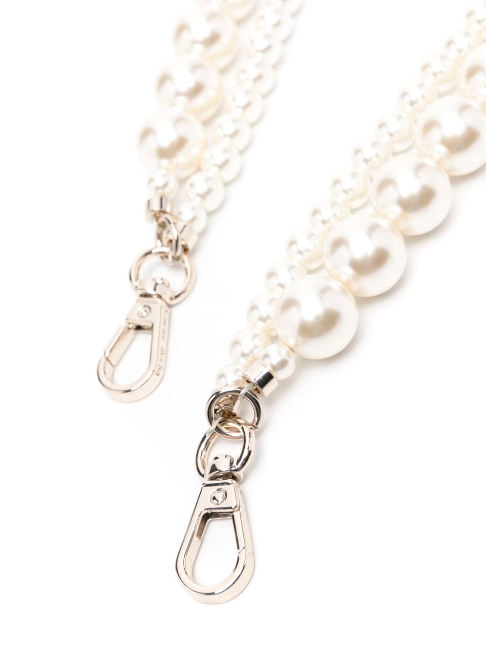 faux-pearl shoulder strap - 2