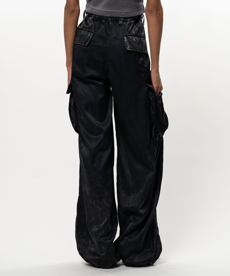 Satin Cargo Pants 7