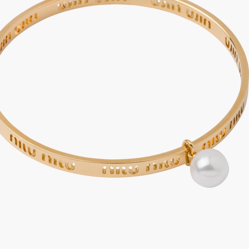 Miu Logo bangle bracelet - 5