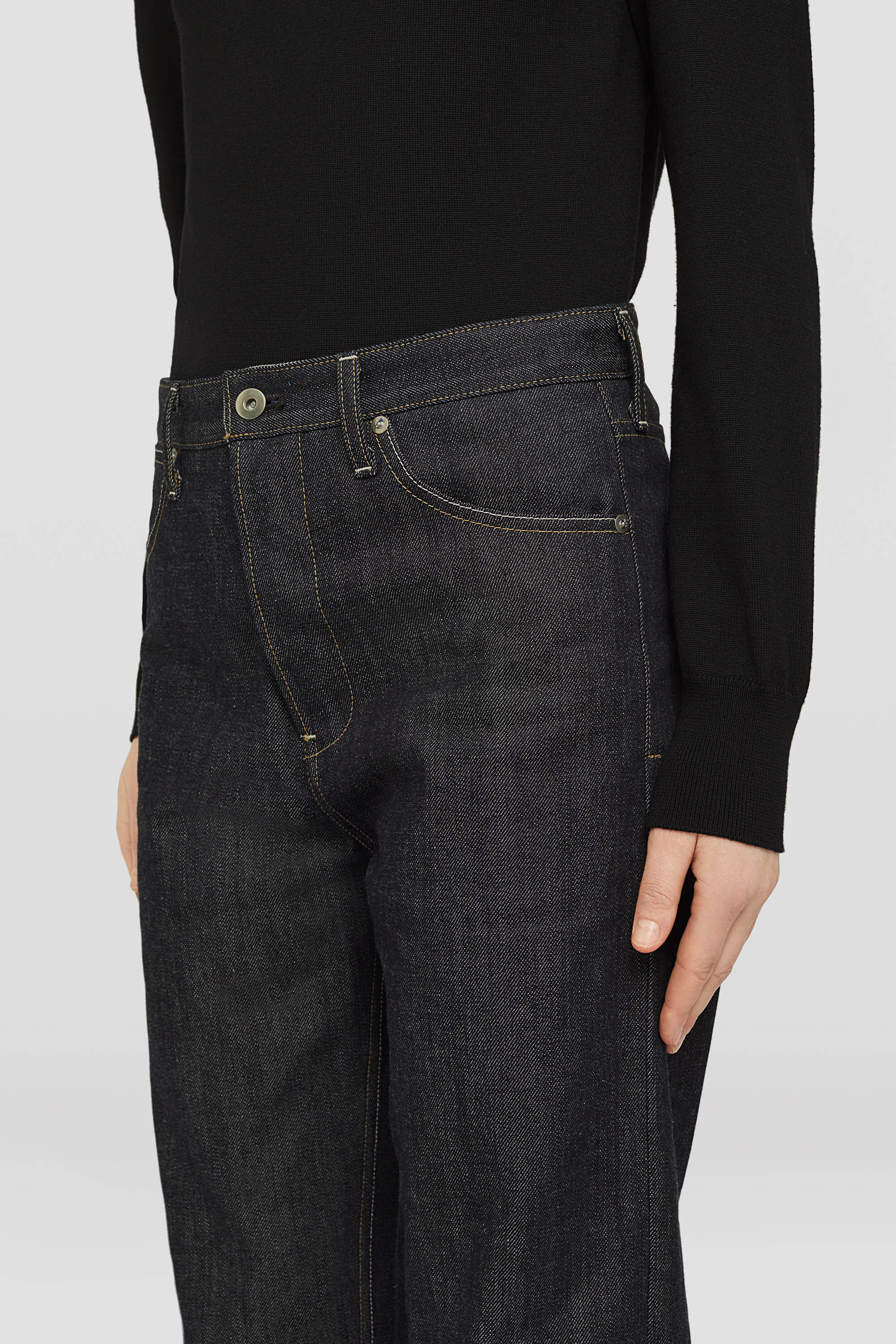 Regular Denim Trousers - 4