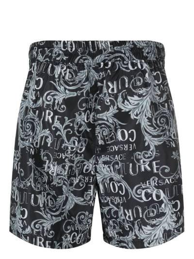 VERSACE JEANS COUTURE baroque-print shorts outlook