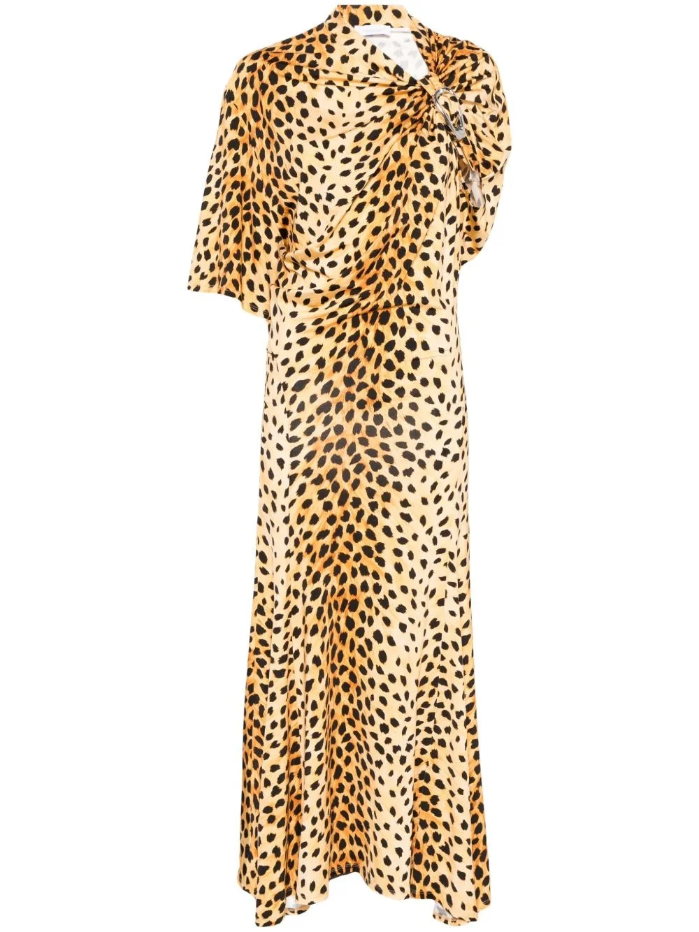 leopard-print maxi dress - 1