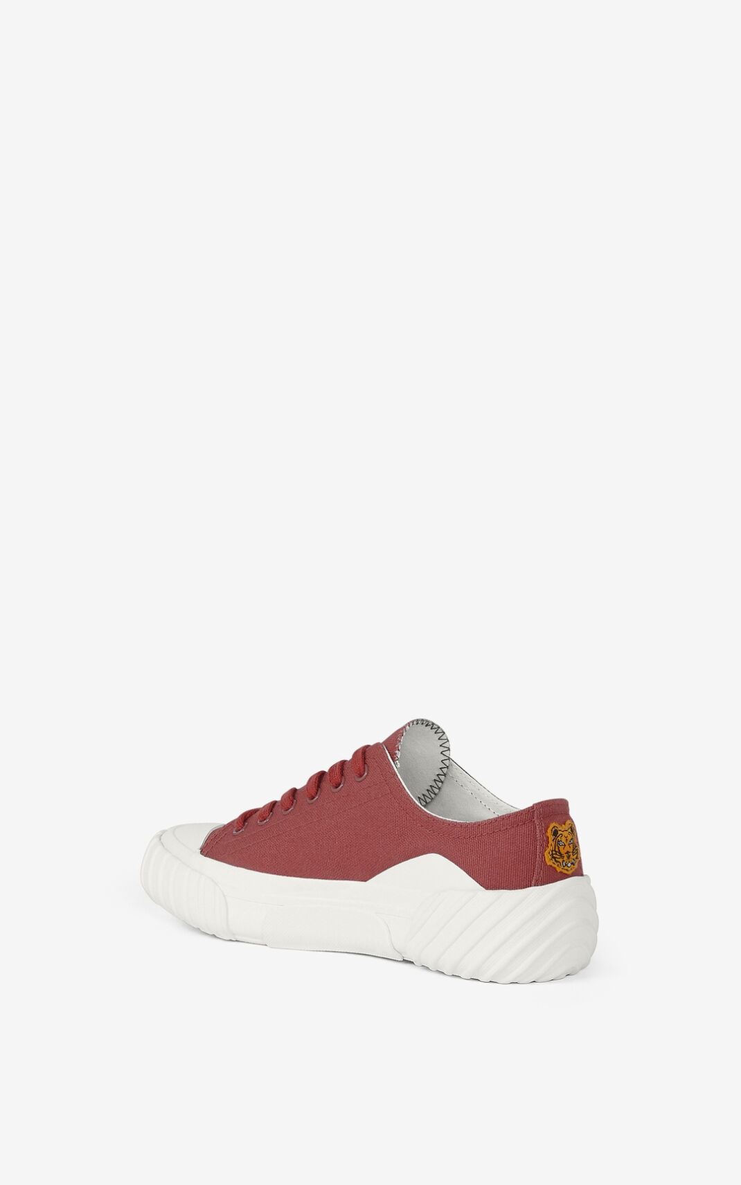 Canvas Tiger Crest trainers - 3