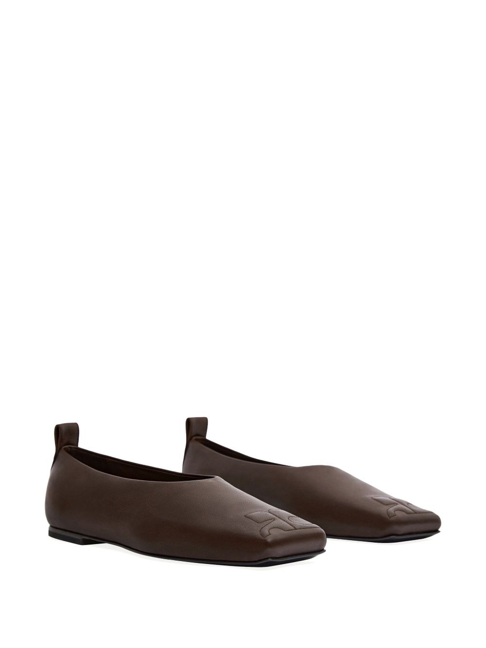 minimal leather loafers - 2