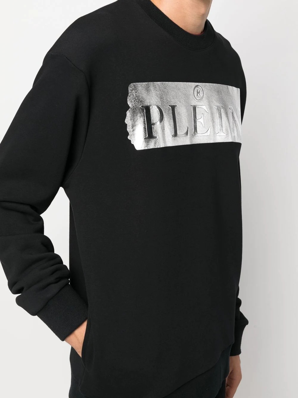 logo-print cotton sweatshirt - 5