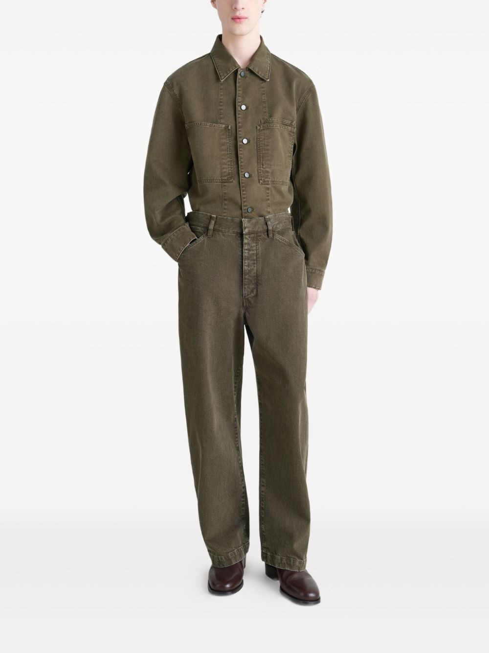 Maxi Workwear snow-wash jeans - 2