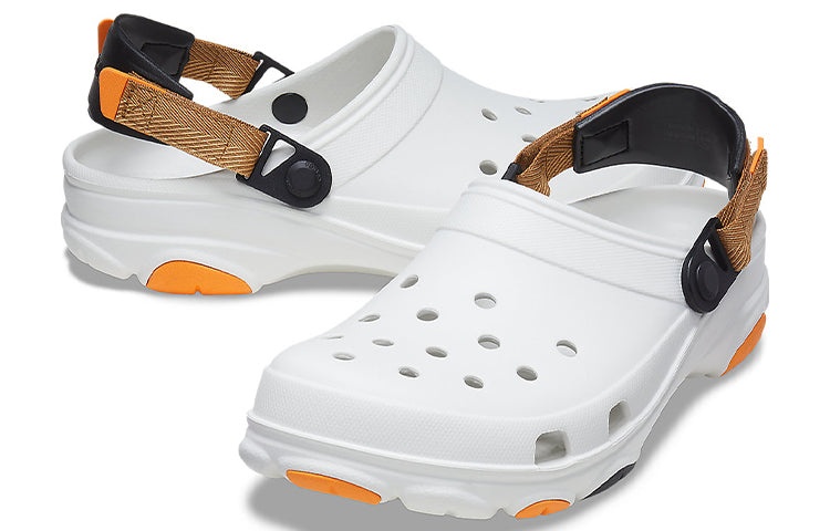 Crocs Classic Clog Beach Unisex White Sandals 206340-94S - 7