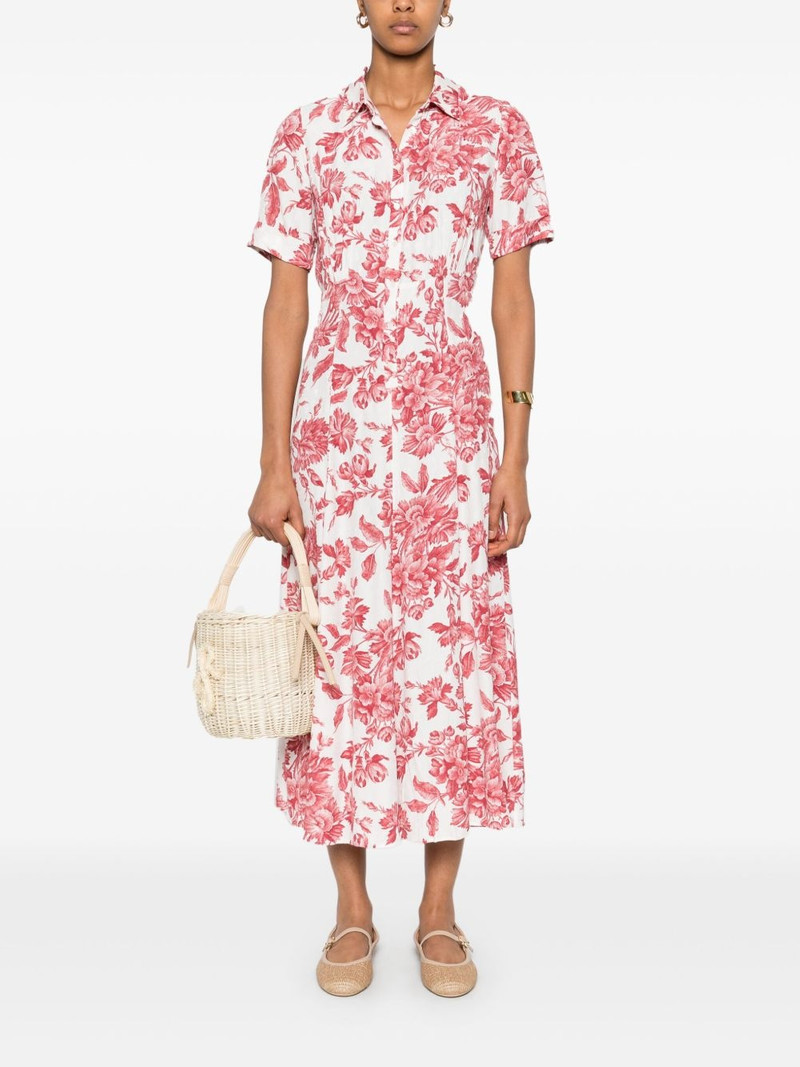 Sandro floral-print midi dress outlook