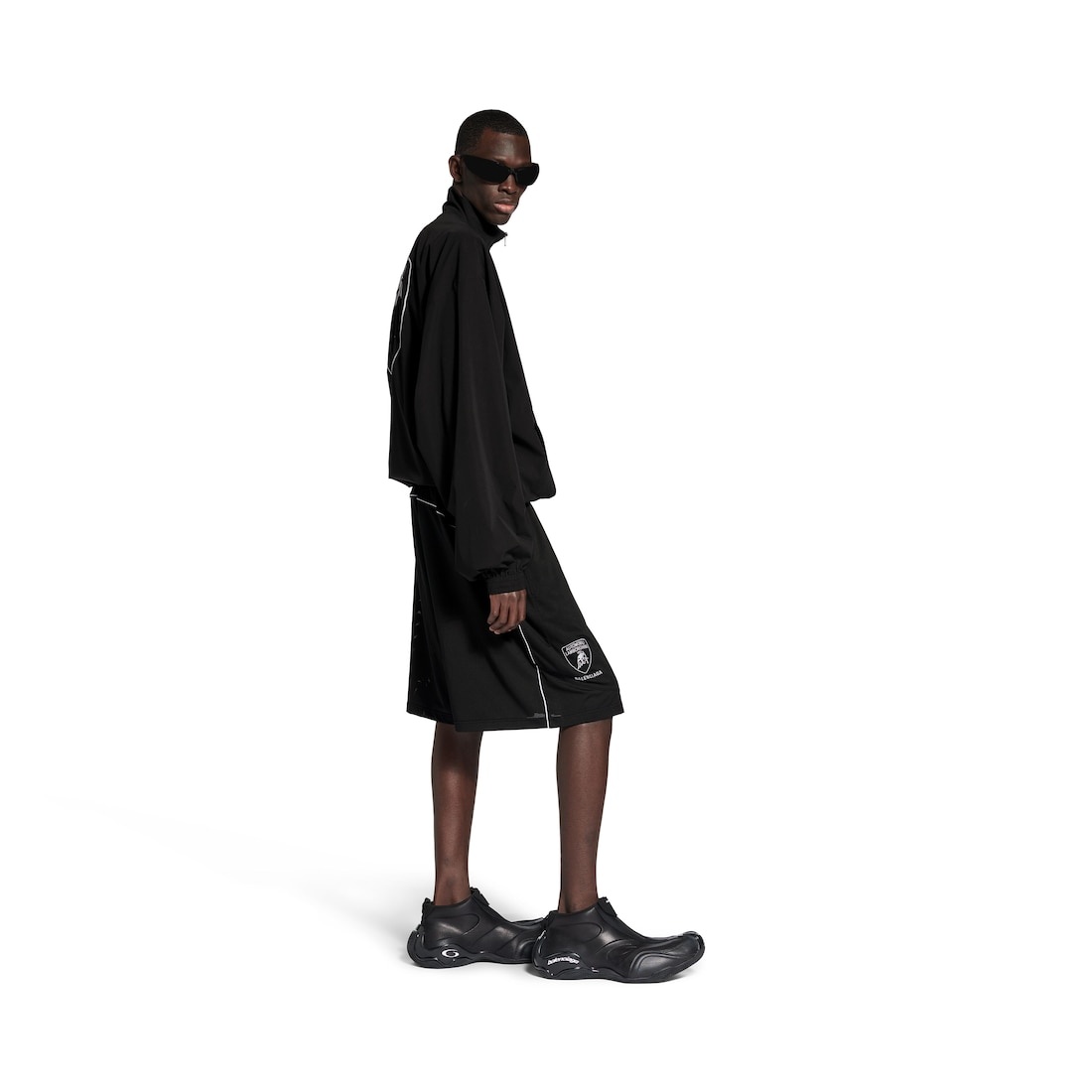 Men's Balenciaga I Automobili Lamborghini Baggy Shorts in Black - 3