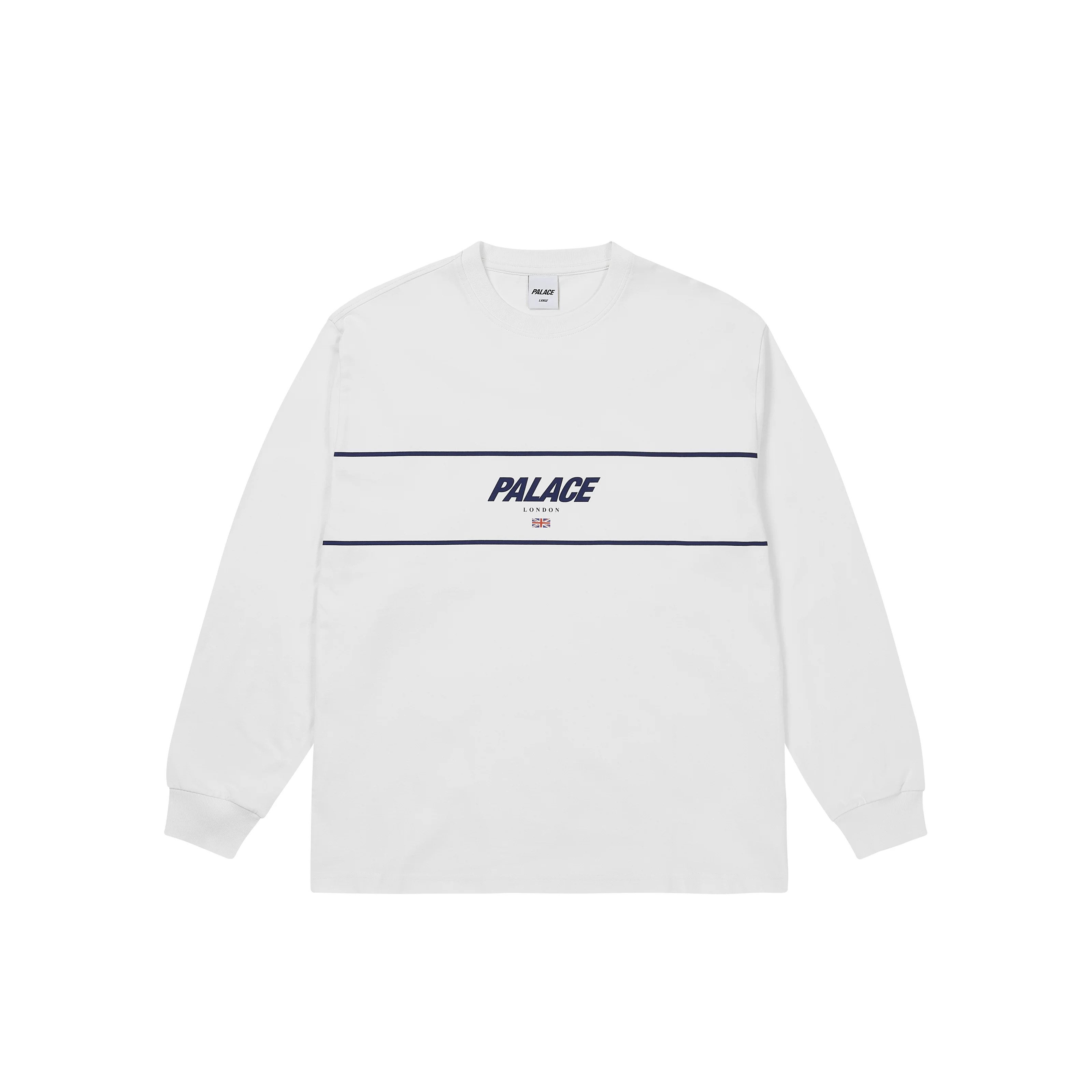 PALACE LONDON LONGSLEEVE WHITE - 1