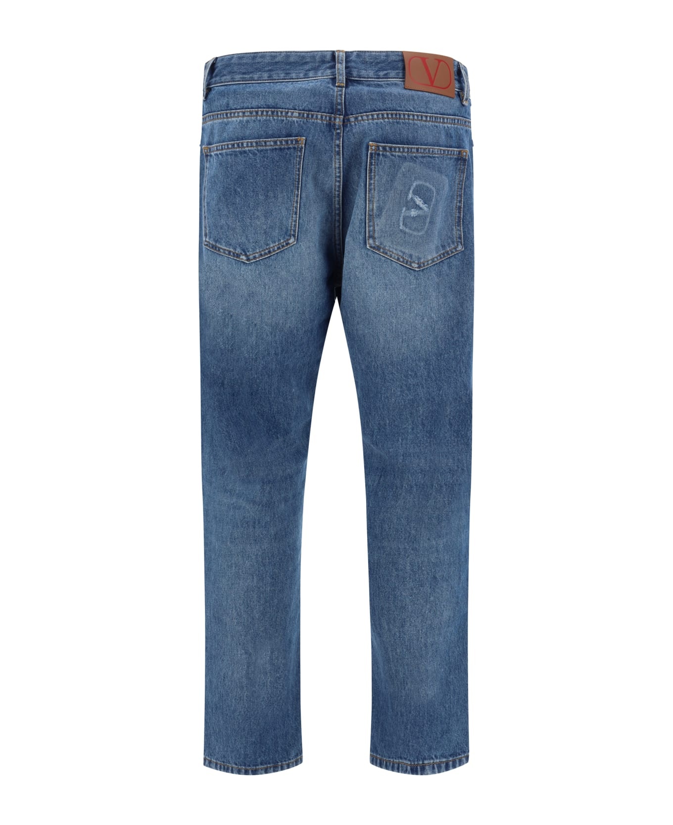 Jeans With Embossed Logo - 2