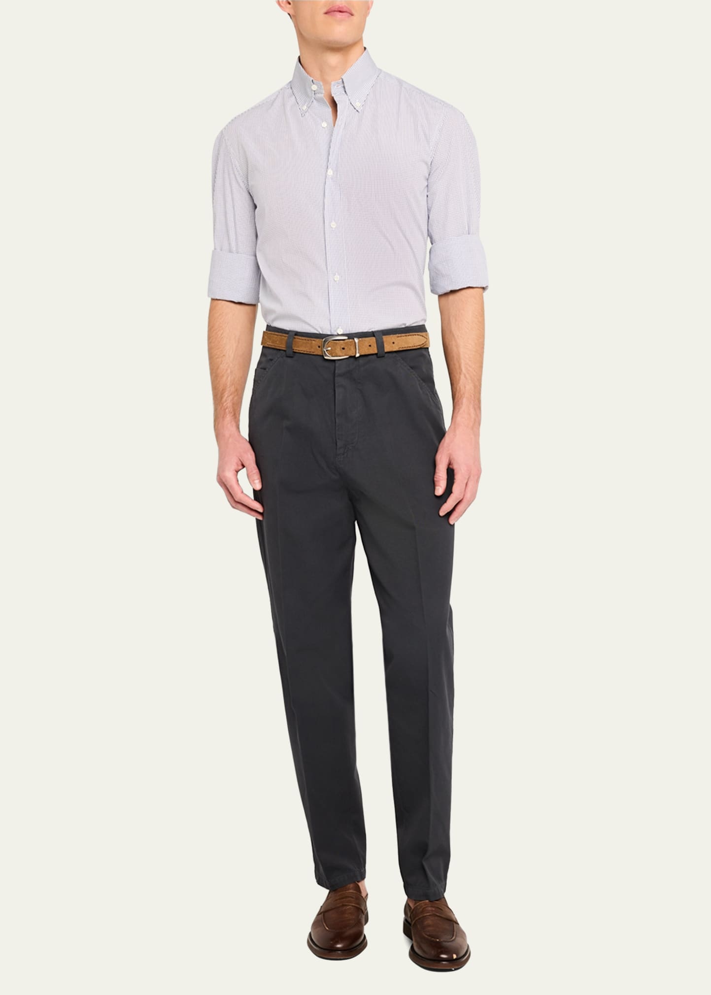 Men's Exclusive Cotton Five-Pocket Pants - 2