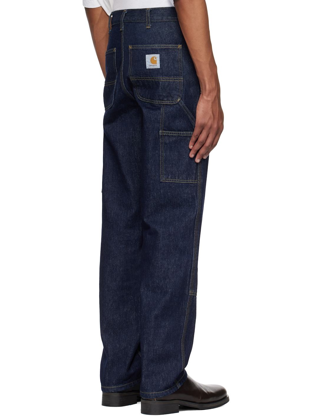 Blue Double Knee Jeans - 3