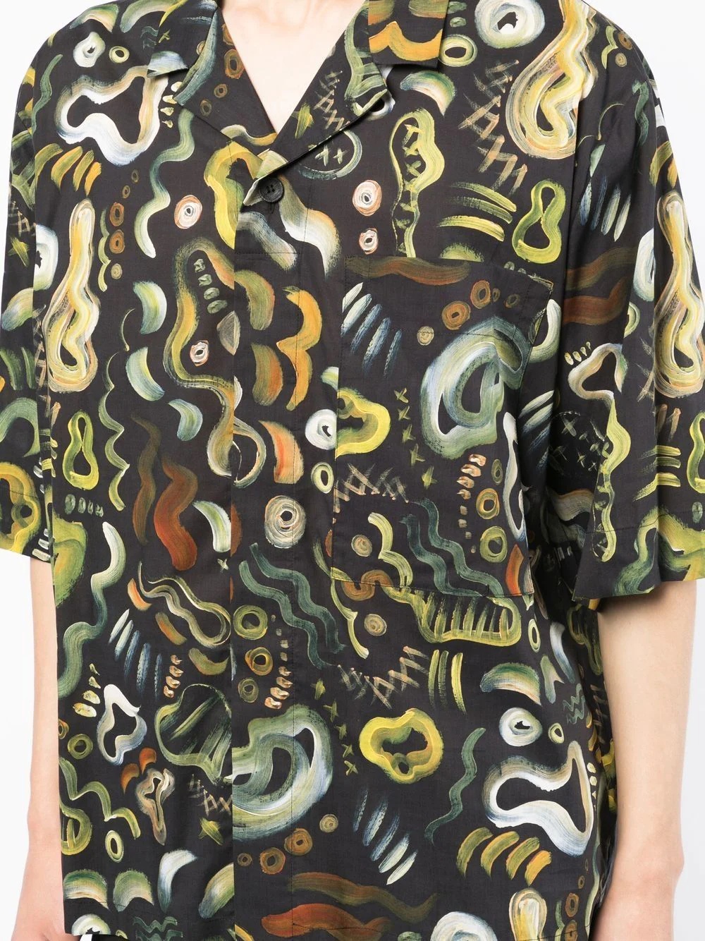 Landscaper abstract-print shirt - 5