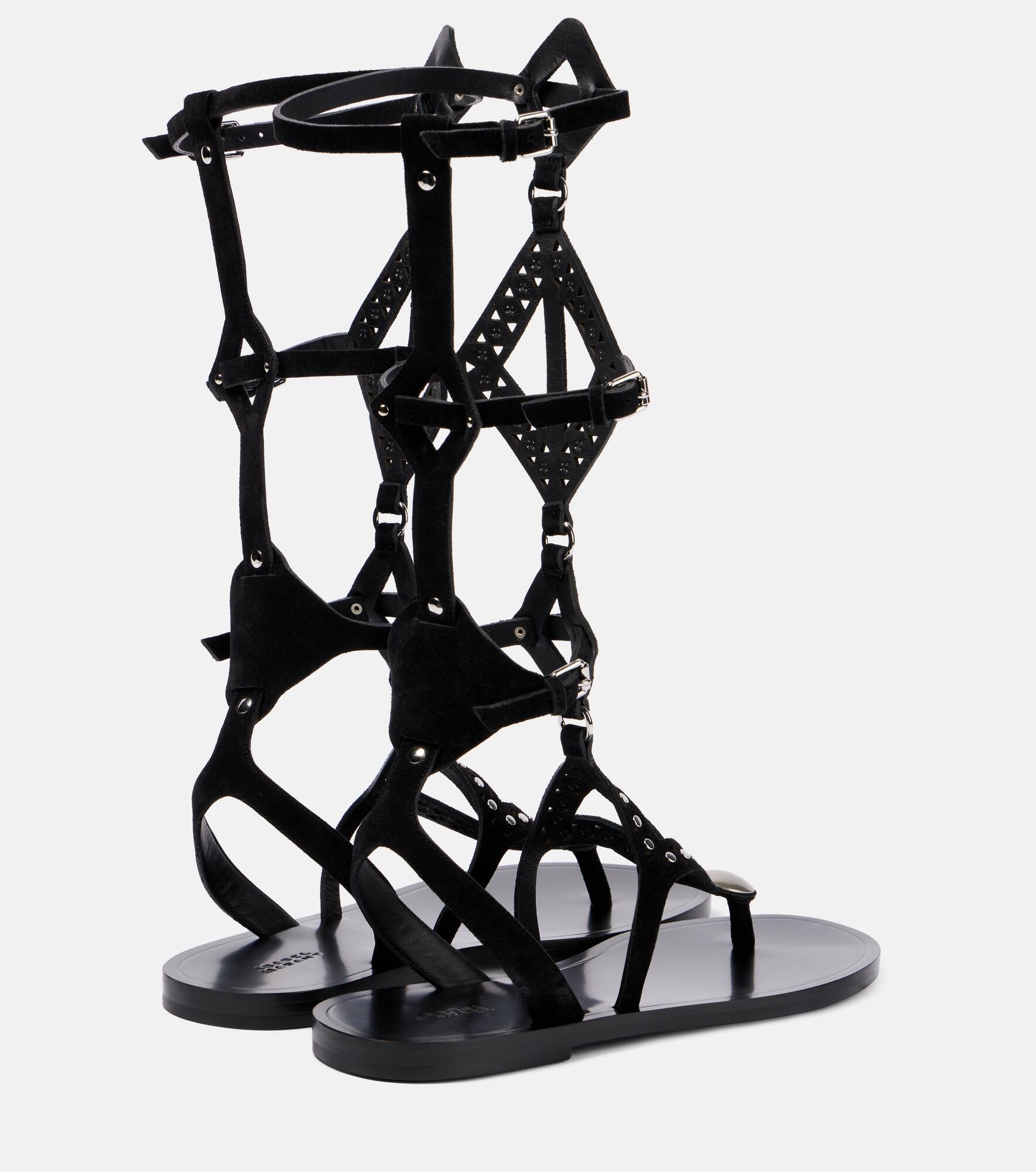 Boham cutout suede gladiator sandals - 2