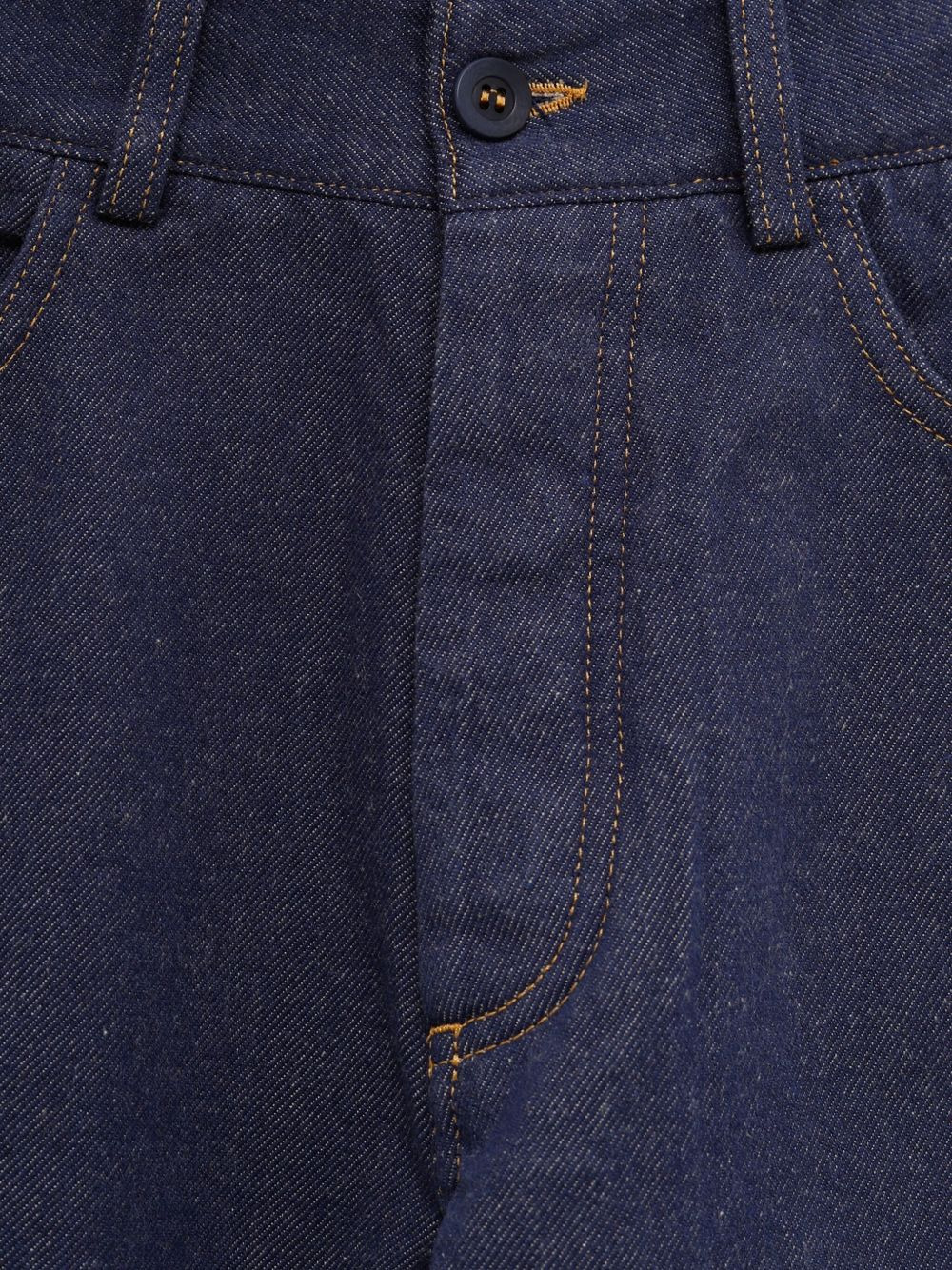 contrasting zip-fastening jeans - 3
