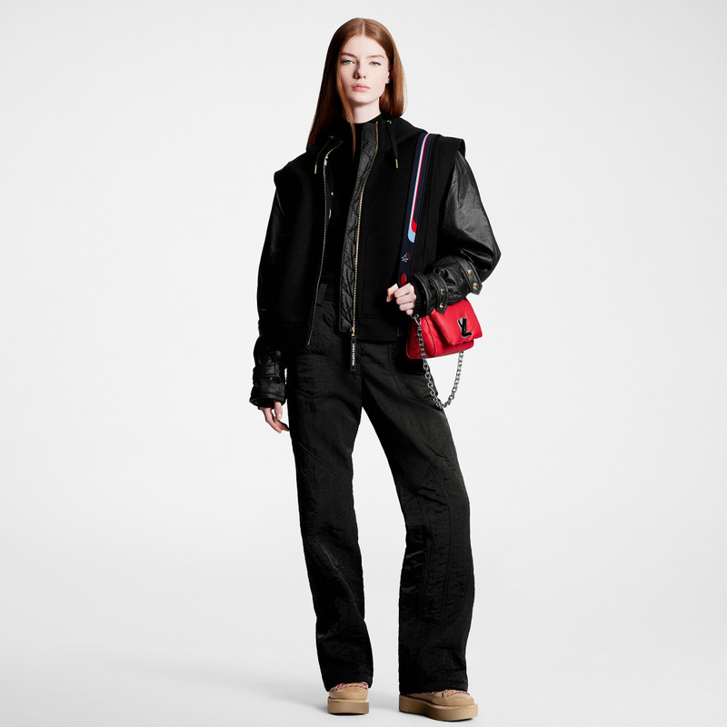 Louis Vuitton Nylon Sleeve Varsity Jacket outlook
