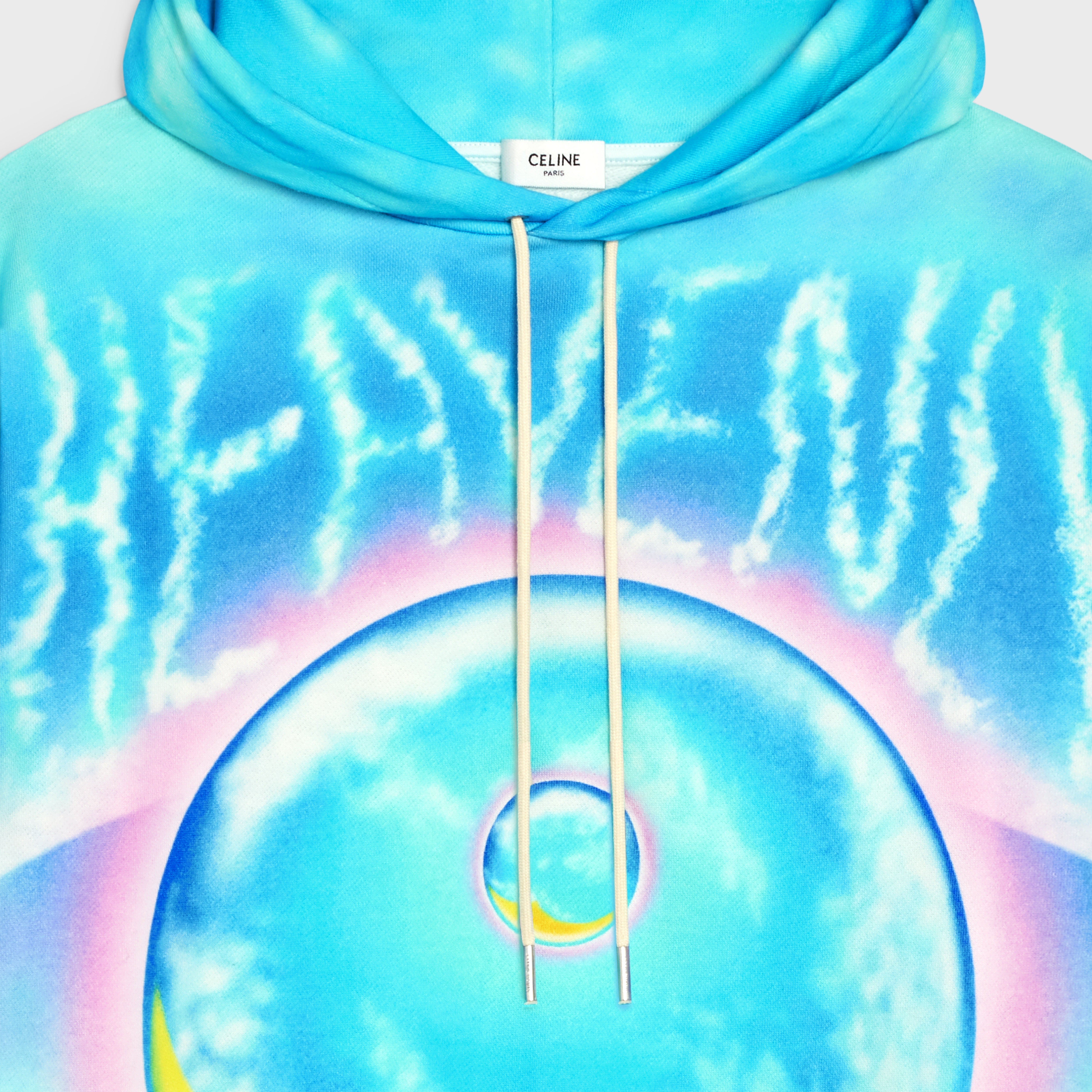 LOOSE HOODIE IN COTTON FLEECE - 3