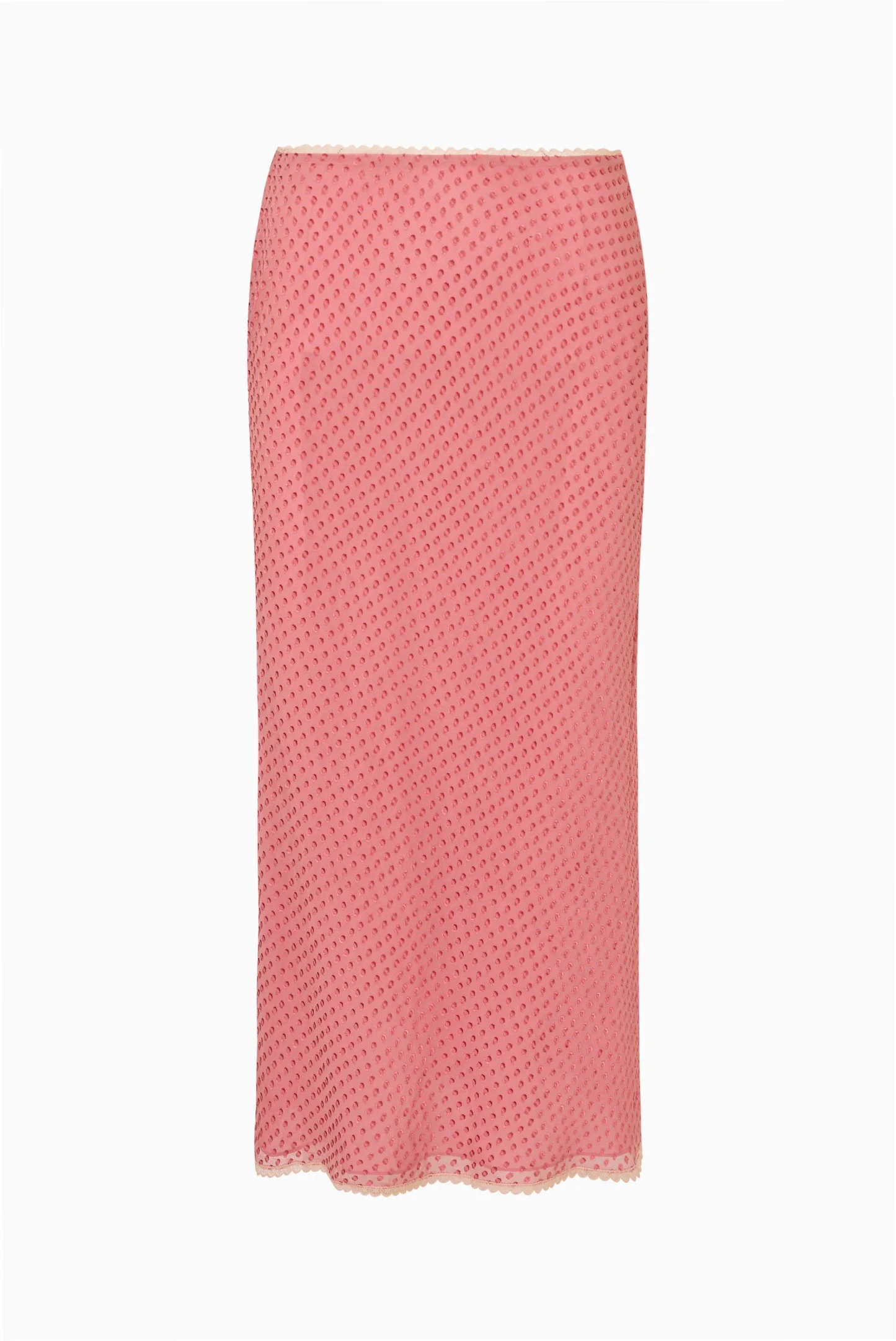 Mariem Silk Swiss Dot Skirt - 1