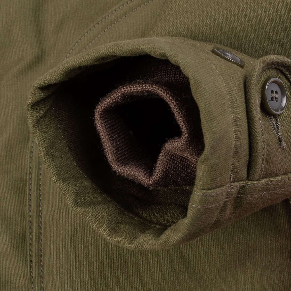 IHM-35-ODG Whipcord N1 Deck Jacket - Olive Drab Green - 11