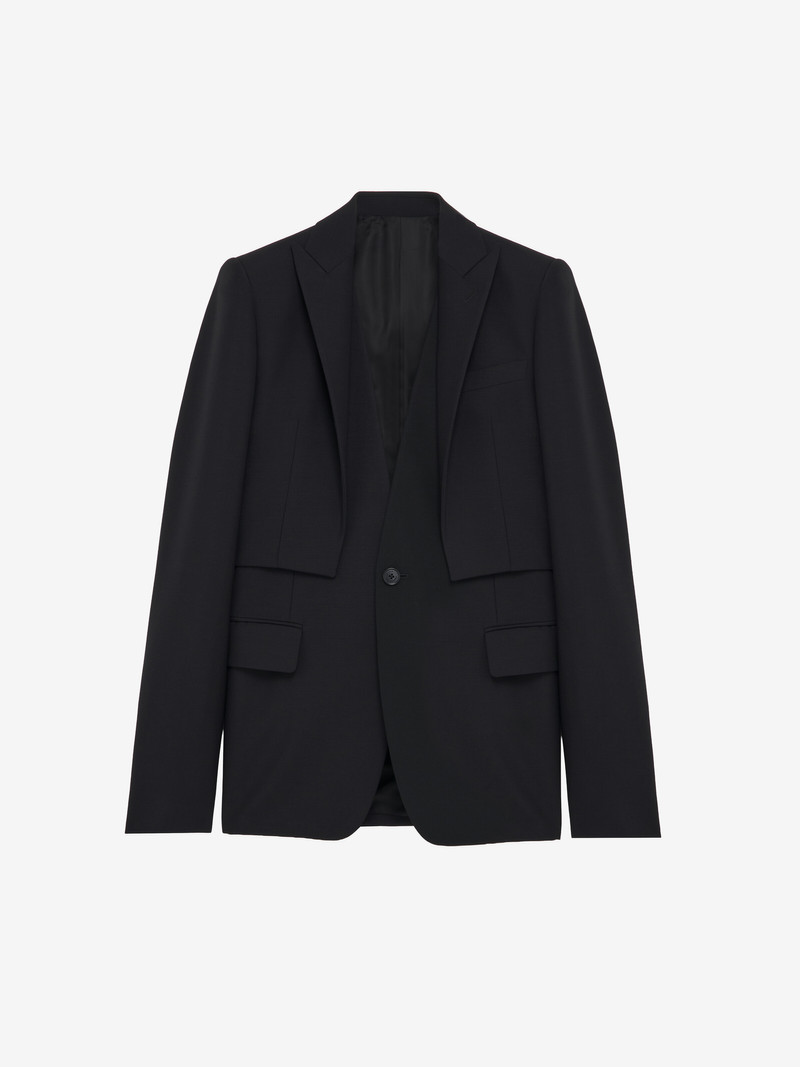 Trompe-l'œil Single-breasted Jacket 1