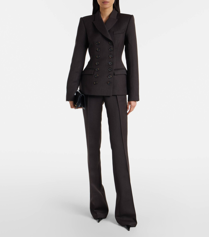 ALEX PERRY High-rise flared pants outlook