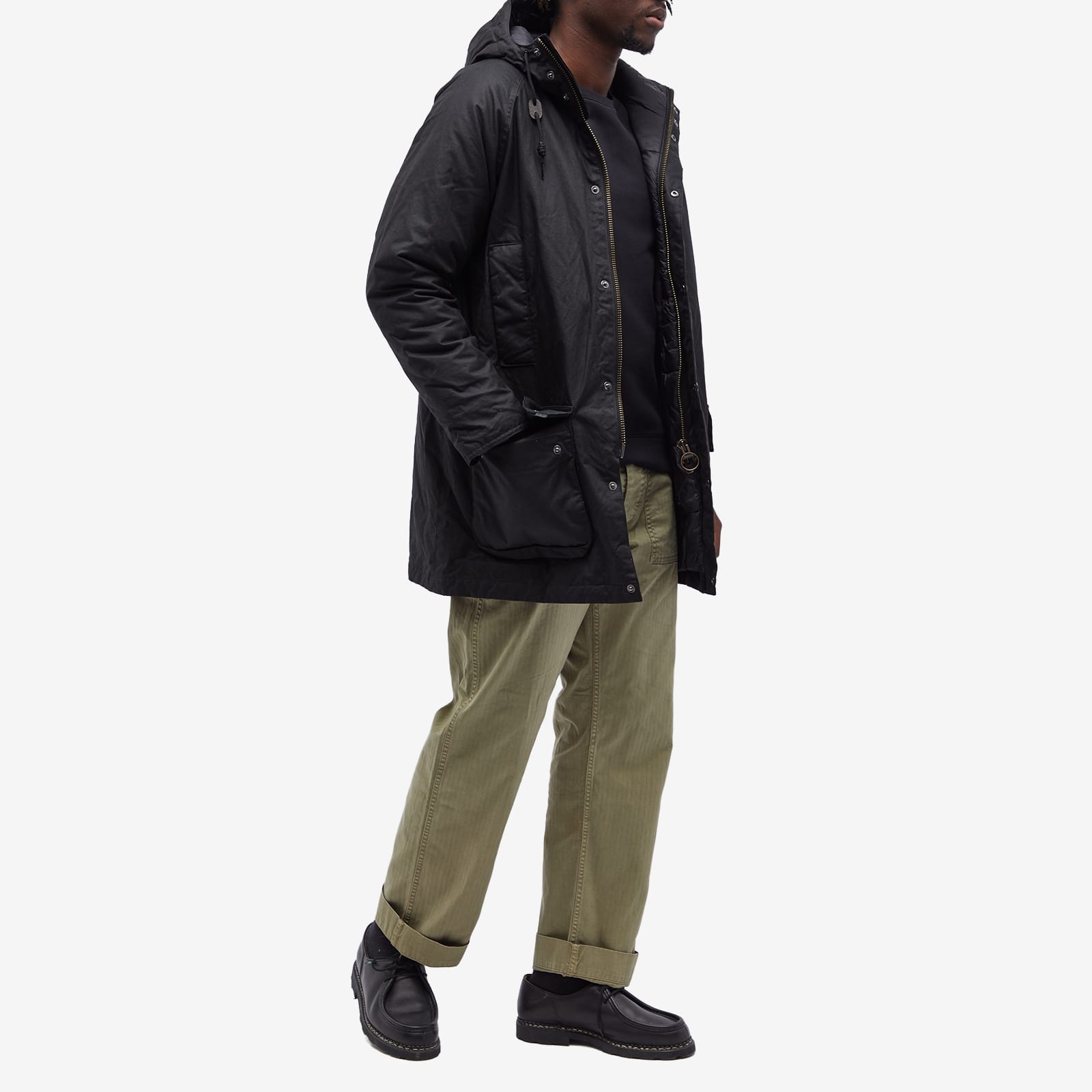 Barbour Hooded Beaufort Wax Jacket - 4