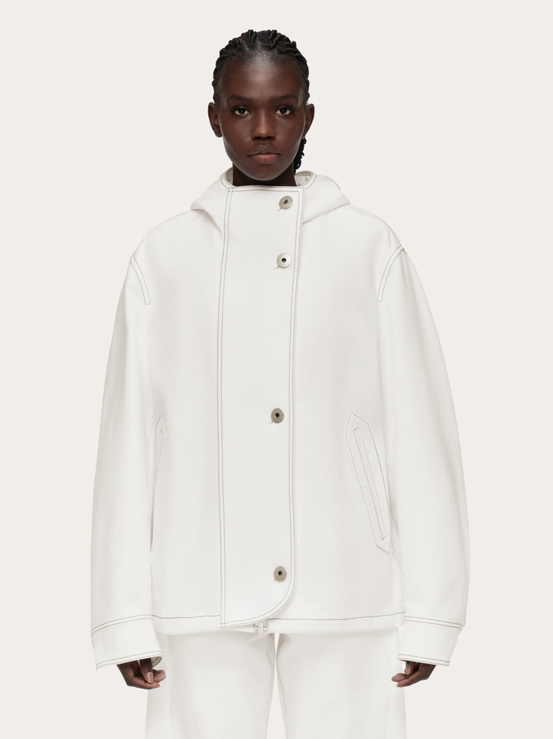 FERRAGAMO Hooded cotton blouson outlook