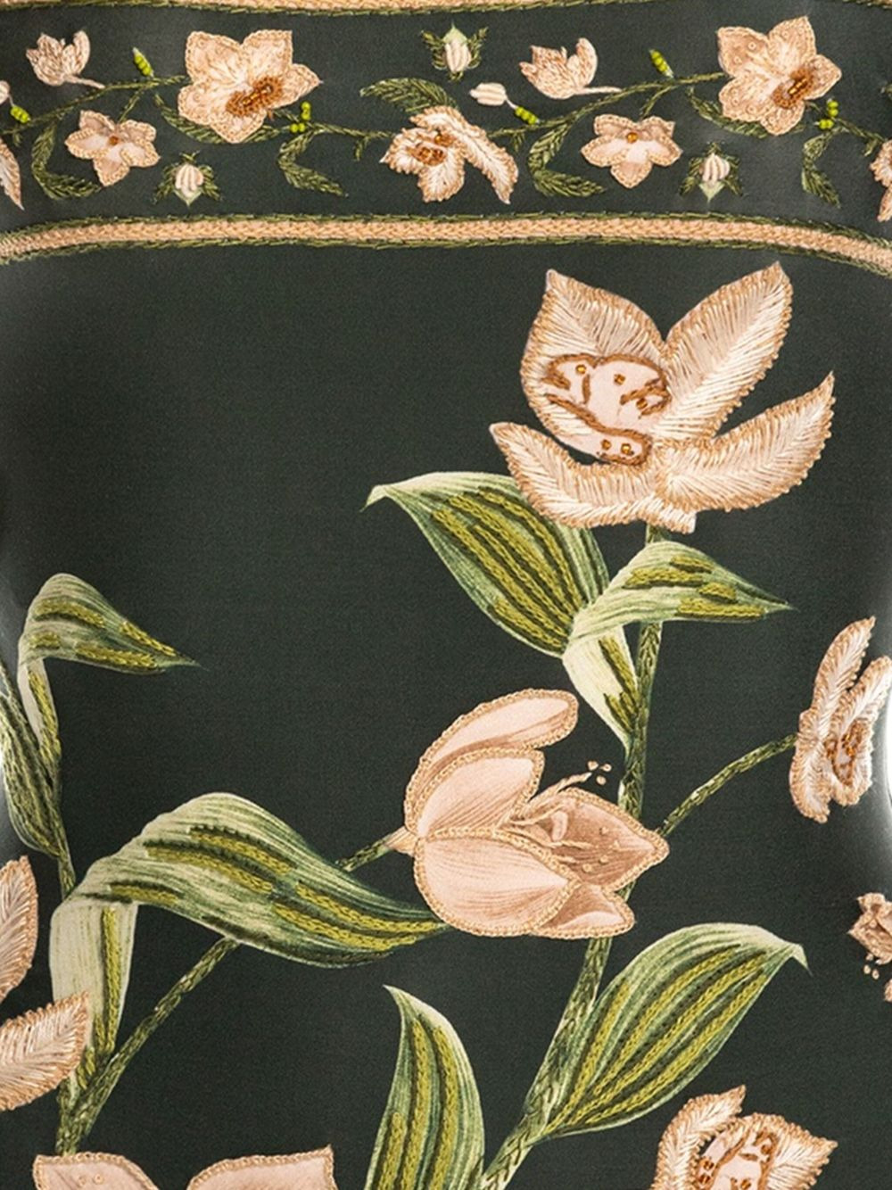 floral-print swimsuit - 2