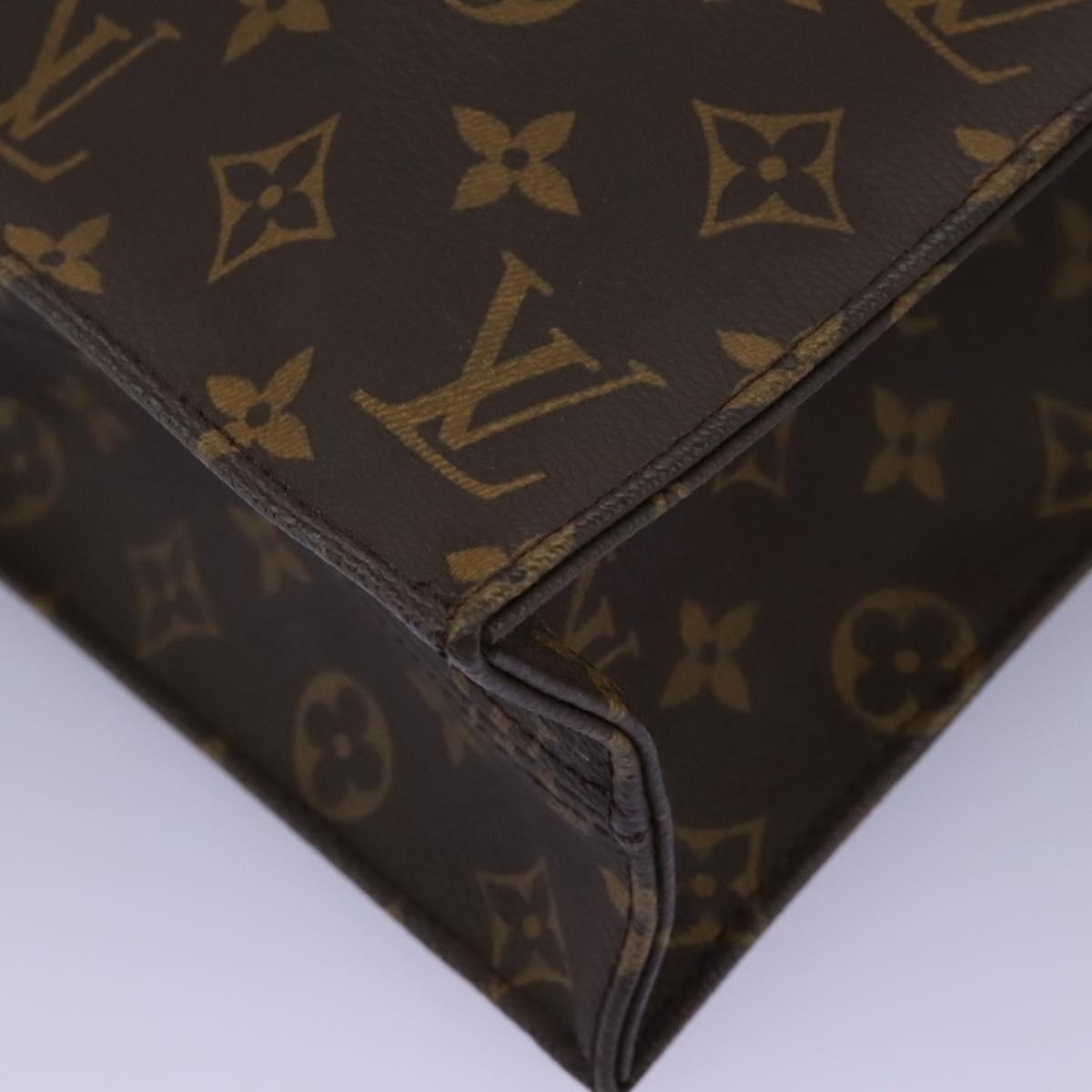 LOUIS VUITTON Monogram Sac Plat Hand Bag M51140 - 13