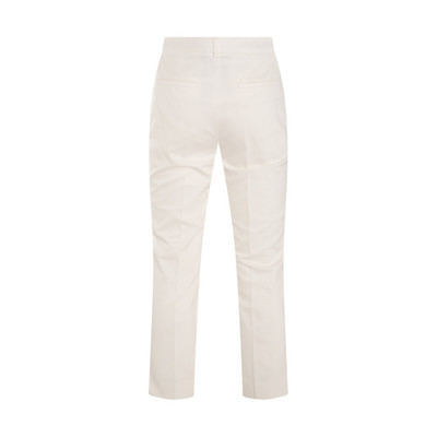 Sportmax white cotton etna pants outlook