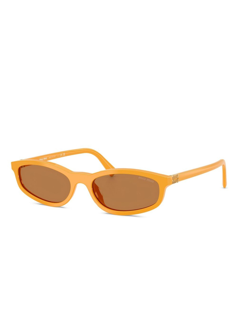 Miu Miu logo-lettering sunglasses outlook