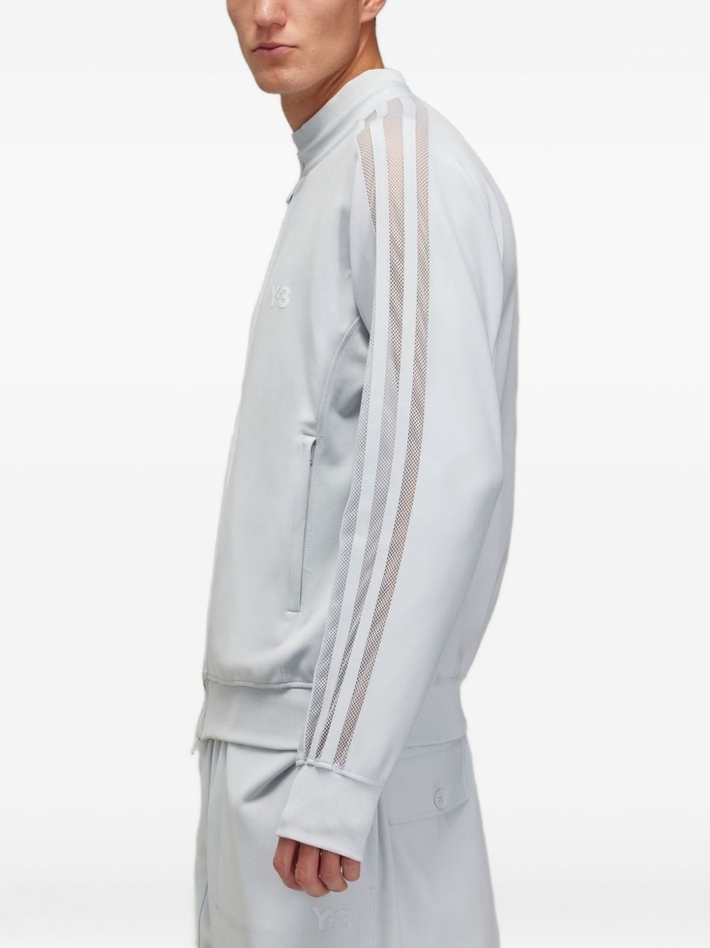 three-stripes logo-print sweatshirt - 3