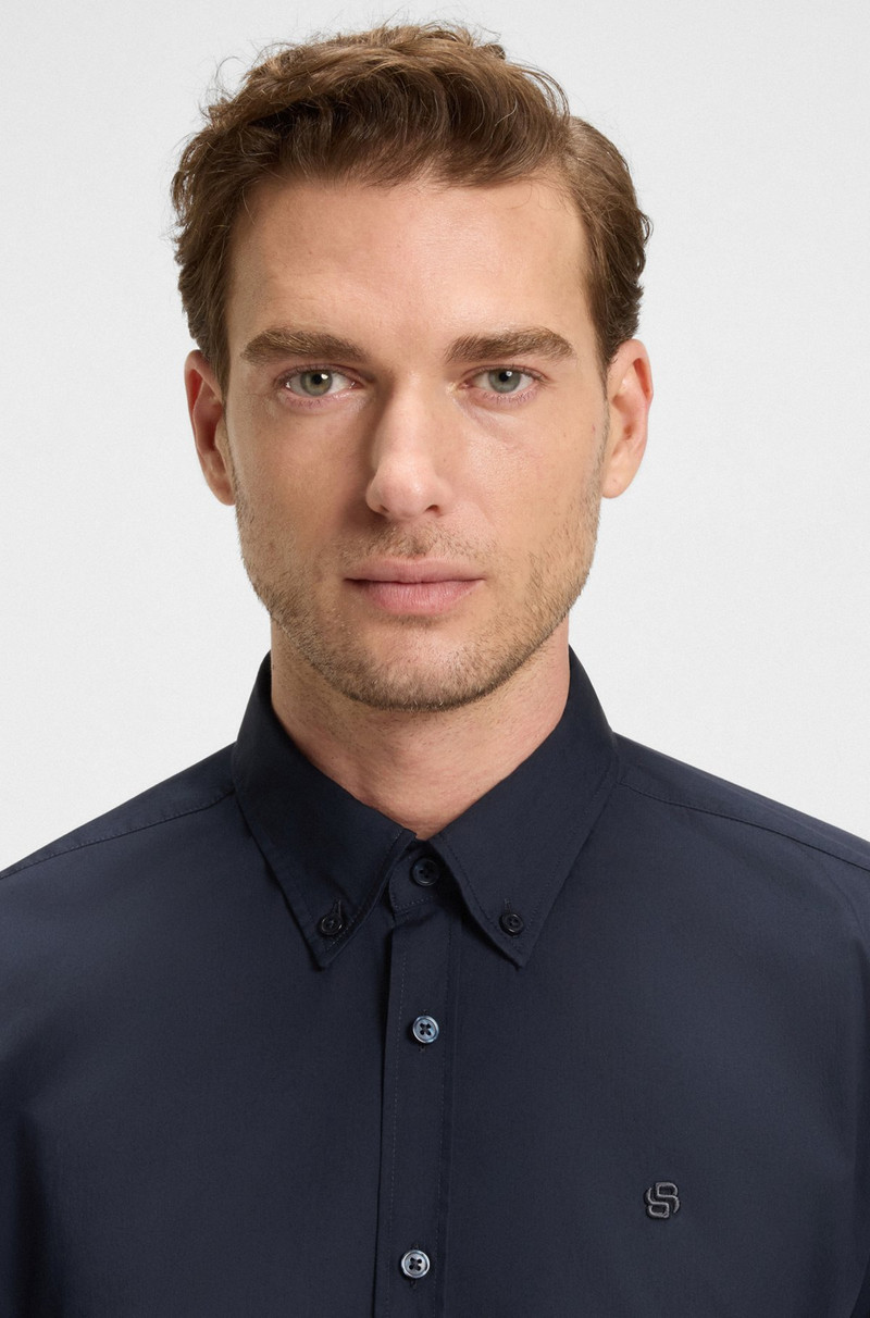 SLIM-FIT SHIRT WITH DOUBLE B MONOGRAM 3