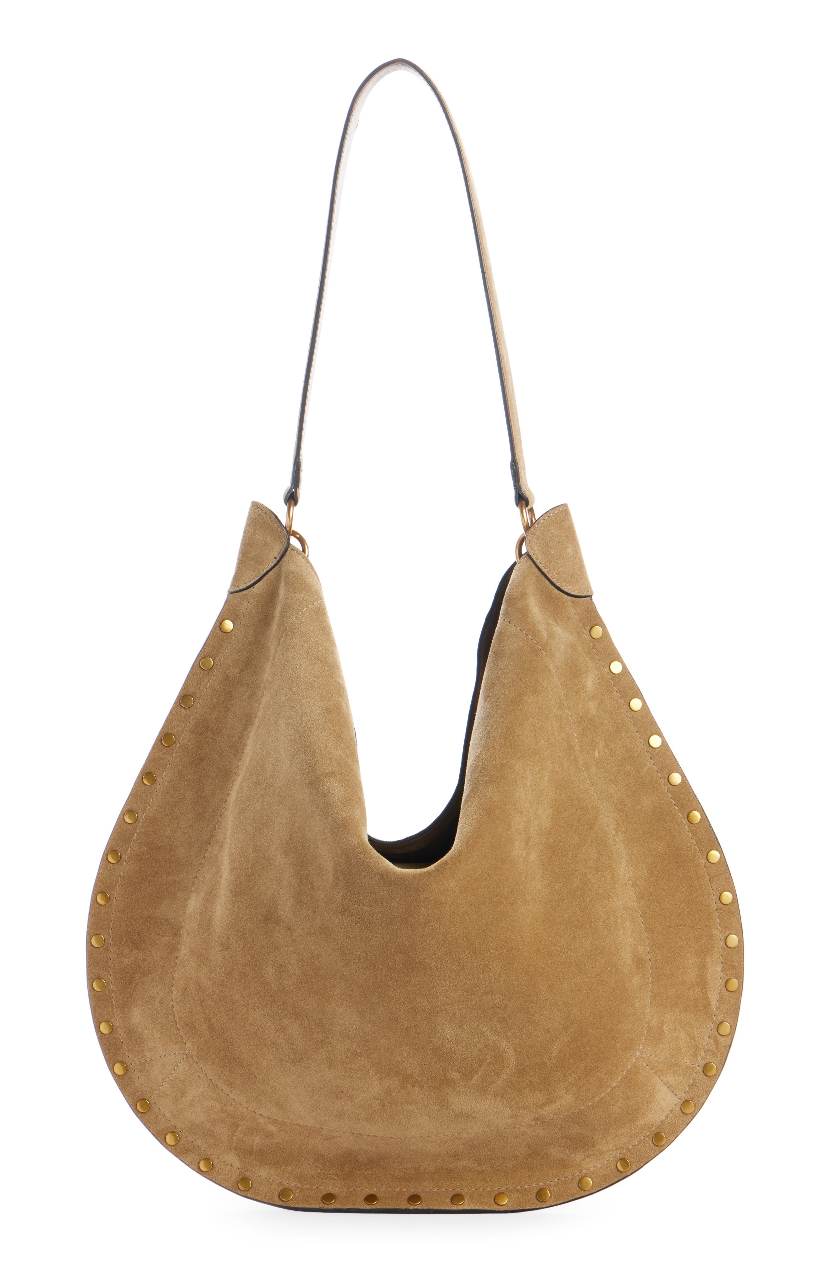 Isabel Marant Oskan Suede Hobo Bag in Taupe at Nordstrom - 3